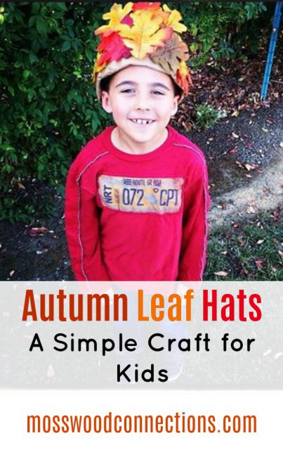 Autumn Leaf Hats An Autumn Craft For Kids Mosswood Connections