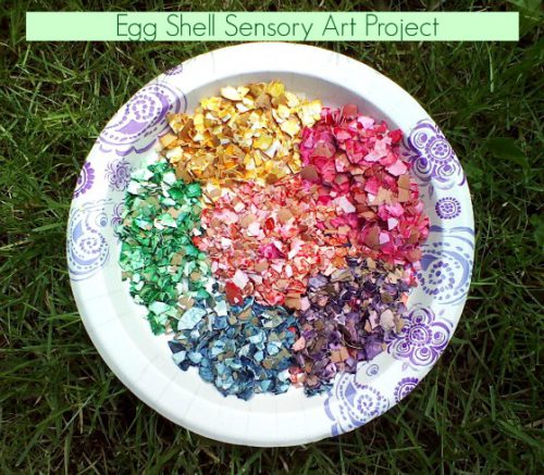 Egg Shell Sensory Art Project - Mosswood Connections