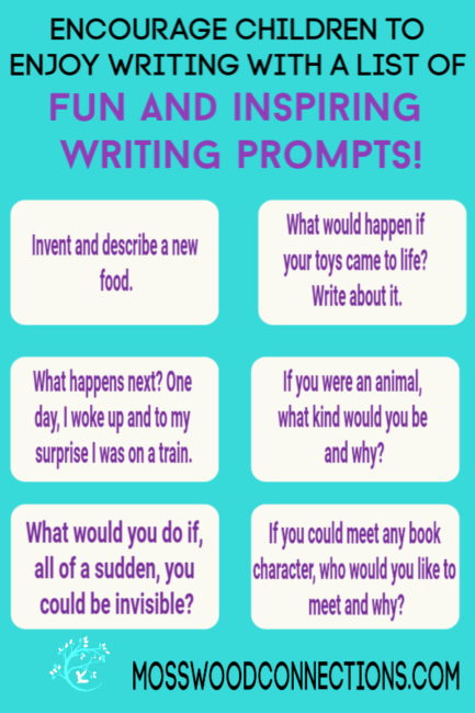 More than One Hundred Writing Prompts for Kids - Mosswood