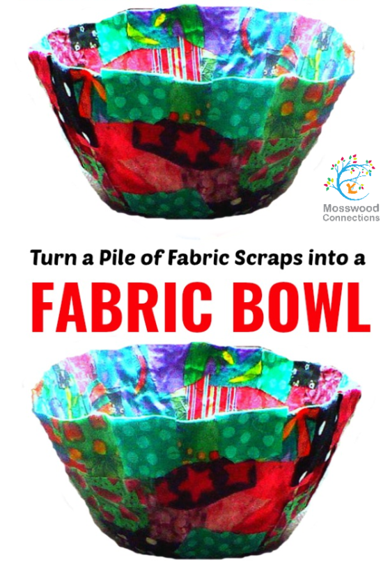 Fabric Bowls Make a Beautiful DIY Gift with Recycled Fabric