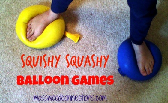 Squishy Squashy Sensory Balloon Games