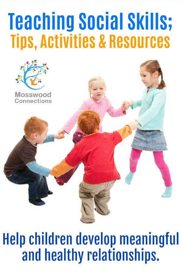 Tips for Teaching Social Skills to Kids #mosswoodconnections #autism #activelearning #socialskills #makingfriends