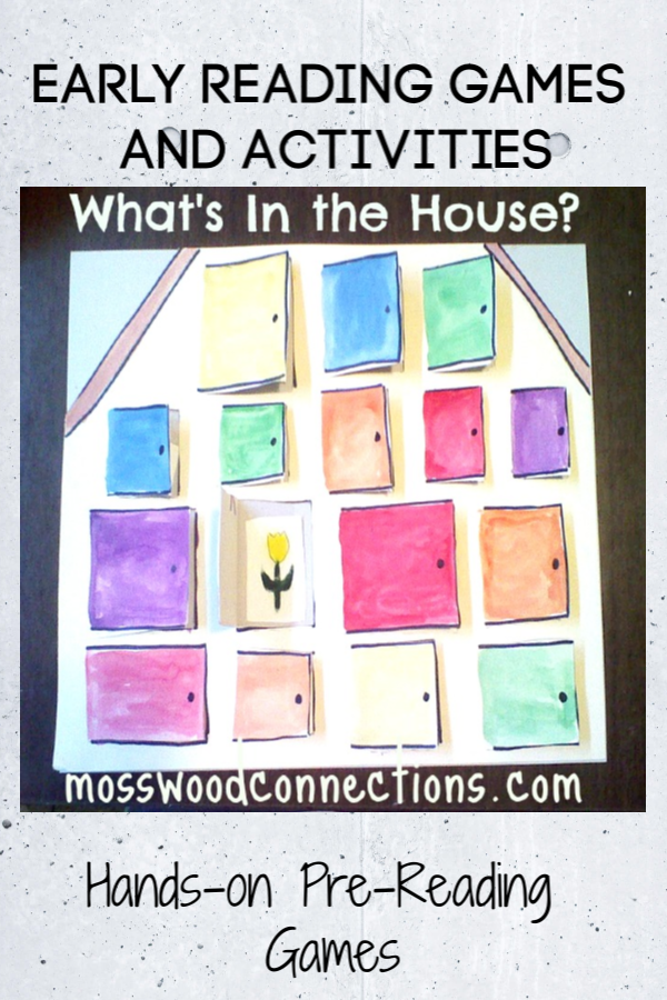 WHAT’S IN THE HOUSE? An early reading activity #mosswoodconnections #education #autism #homeschooling #preschool