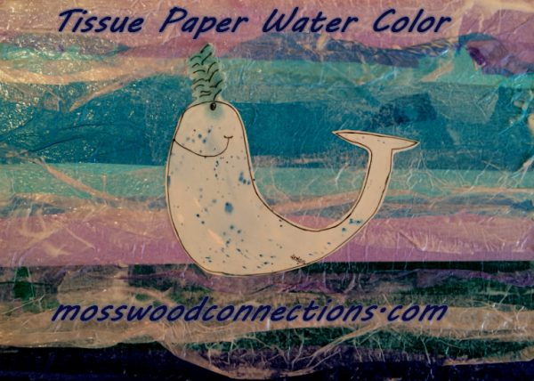 Tissue-Paper-Water-Color-Art-Project