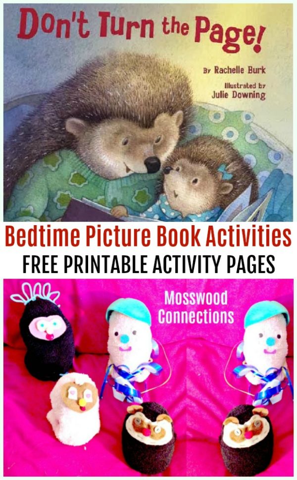 Don't Turn the Page Picture Book Activities #picturebooks #mosswoodconnections #literacy