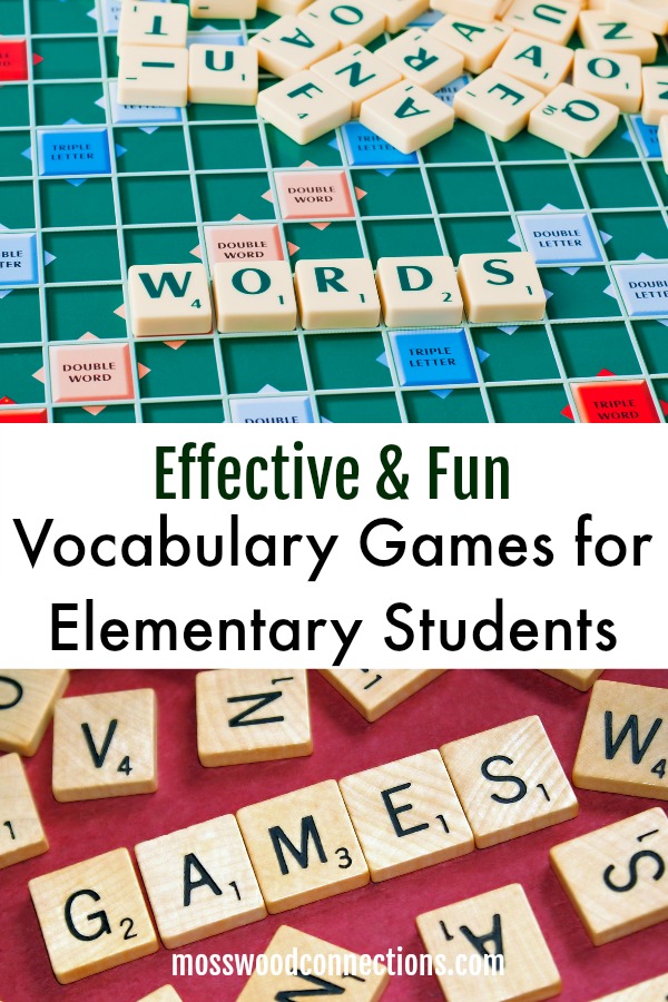 Vocabulary Games For Elementary Students Mosswood