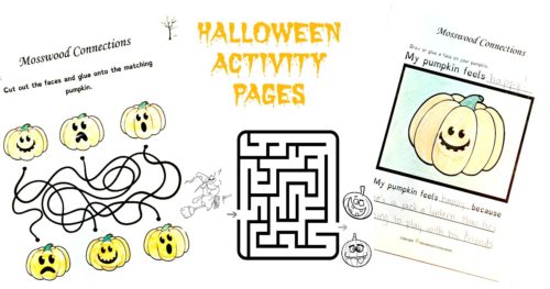 Keep the Kids Happy and Busy With Our Free Halloween Activity Pages! #mosswoodconnections #Halloween #Holidays #FreeActivityPages