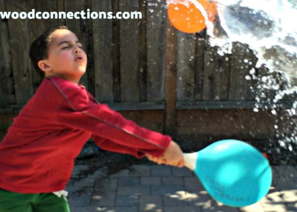 Pendulum Water Blast: a Visual Tracking Activity #mosswoodconnections #visiongames #visualtracking #grossmotor #sensory