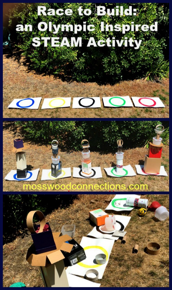 Race to Build an Olympic Inspired STEAM Activity Race to Build: an Olympic Inspired STEAM Activity #mosswoodconnections #grossmotor #STEM #Olympicactivity