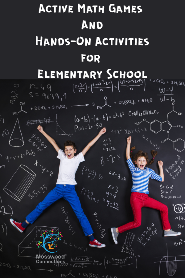 Active Math Games for Elementary School Hands-on Math Activities #mosswoodconnections (2) Active Math Games for Elementary School Hands-on Learning #mosswoodconnections #math #handsonlearning #activemathgames #elementaryschool #homeschool