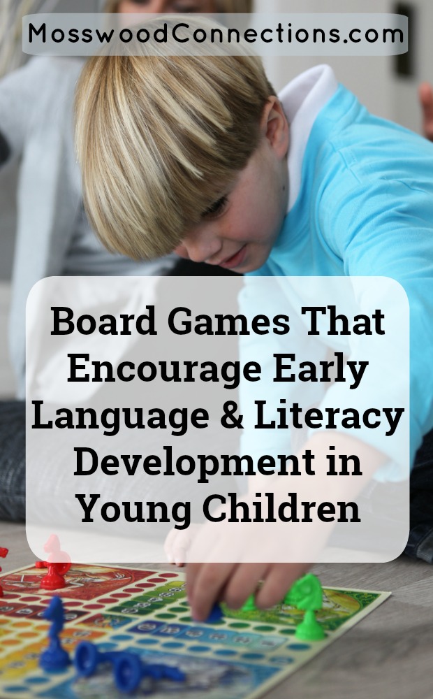 Board Games That Encourage Early Language & Literacy Development in Young Children #mosswoodconnections #education #litracy #boardgames #giftguides Board Games That Encourage Early Language & Literacy Development in Young Children #mosswoodconnections #education #litracy #boardgames #giftguides