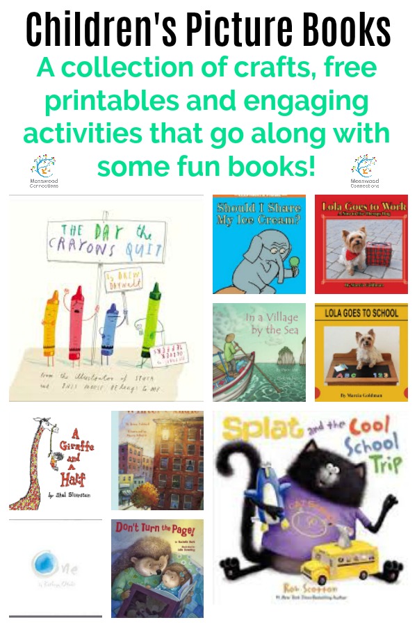 Picture Books Lesson Plans & Extension Activities for Over a Dozen Popular Picture Books #mosswoodconnections #education #literacy #picturebooks #bookunit #teacherguide #lessonplan Picture Books Lesson Plans & Extension Activities for Over a Dozen Popular Picture Books #mosswoodconnections #education #literacy #picturebooks #bookunit #teacherguide #lessonplan