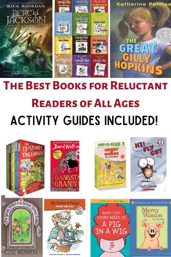 Books & Activities for Reluctant Readers - Mosswood Connections