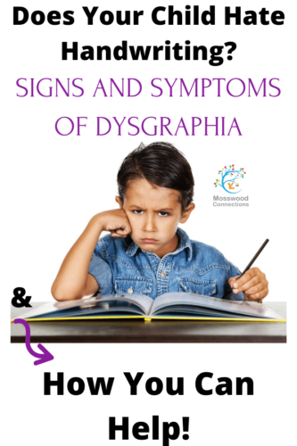 Dysgraphia: Symptoms, Treatment, and Accommodations - Mosswood Connections