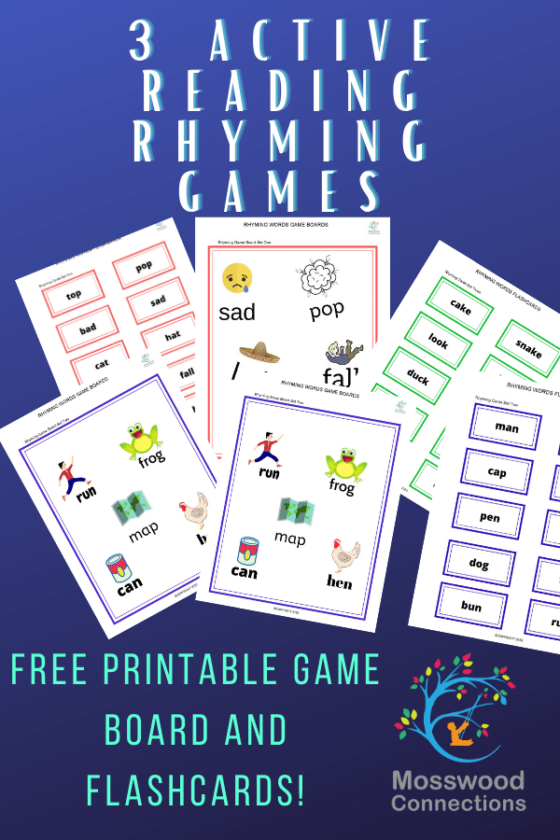 Three Reading Rhyming Games - Mosswood Connections